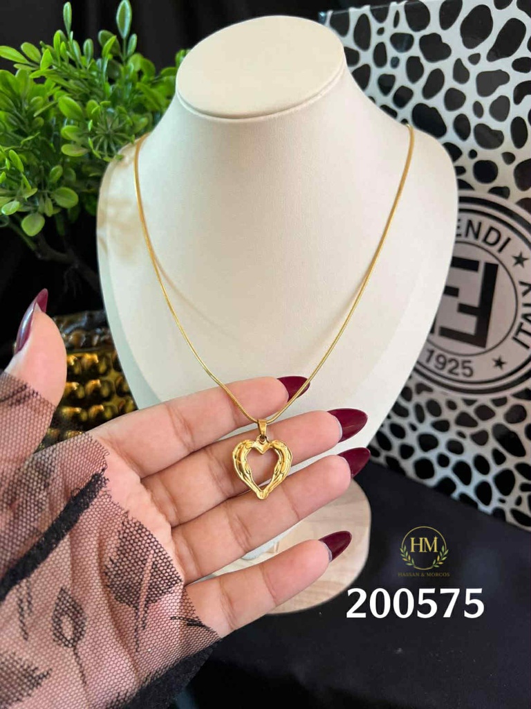 كوليه قلب فارغ  عيار 316\200575