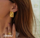 100032حلق مستطيل متعرج  استانلس عيار 316