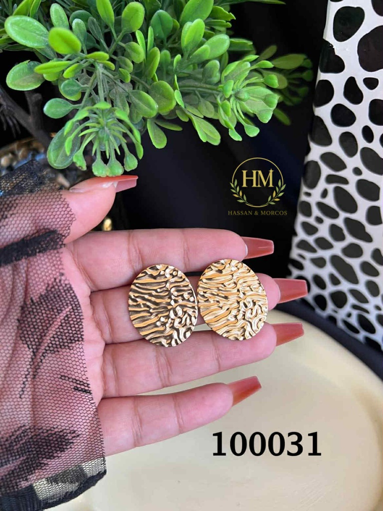 100031حلق  بييضاوي معرج استانلس عيار 316