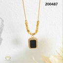 كوليه دلايه اسود فصوص عيار 316\200487