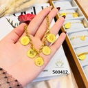 500412انسيال كوين  استانلس عيار 316  جولد 