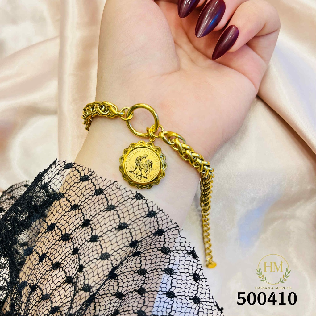 500410انسيال كوين  استانلس عيار 316  جولد 