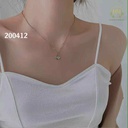 كوليه قلب ابيض  عيار 316\200412