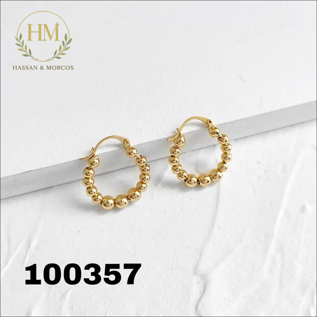 100357حلق حمصات صغيره استانلس عيار 316