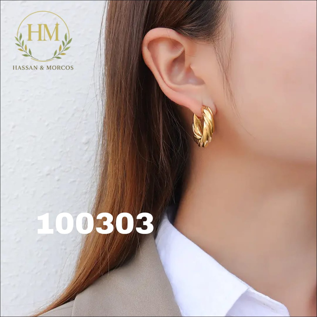 100303حلق فخم  استانلس عيار 31603