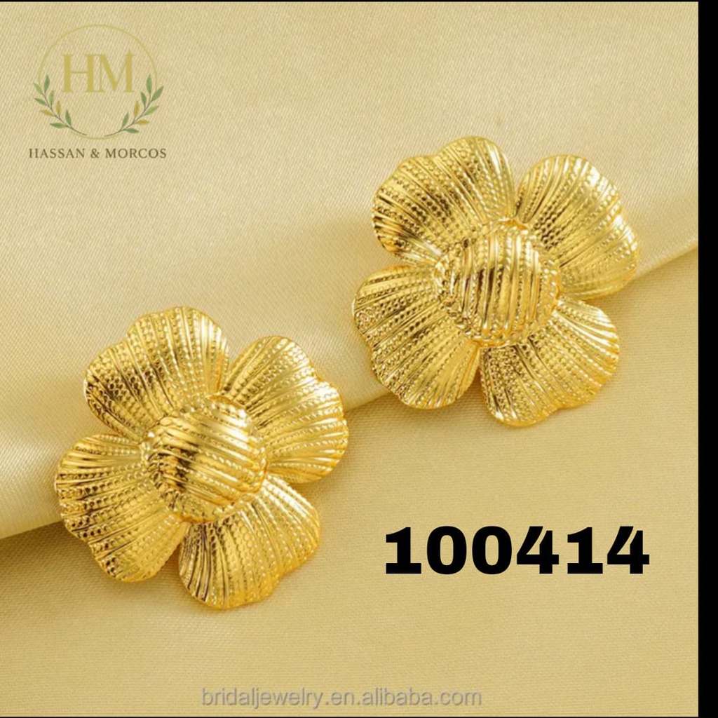 100414حلق ورده  استانلس عيار 316
