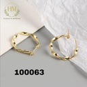 100063حلق دايره معرجه  استانلس عيار 316