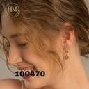 100470حلق ورده ملوكي  استانلس عيار 316