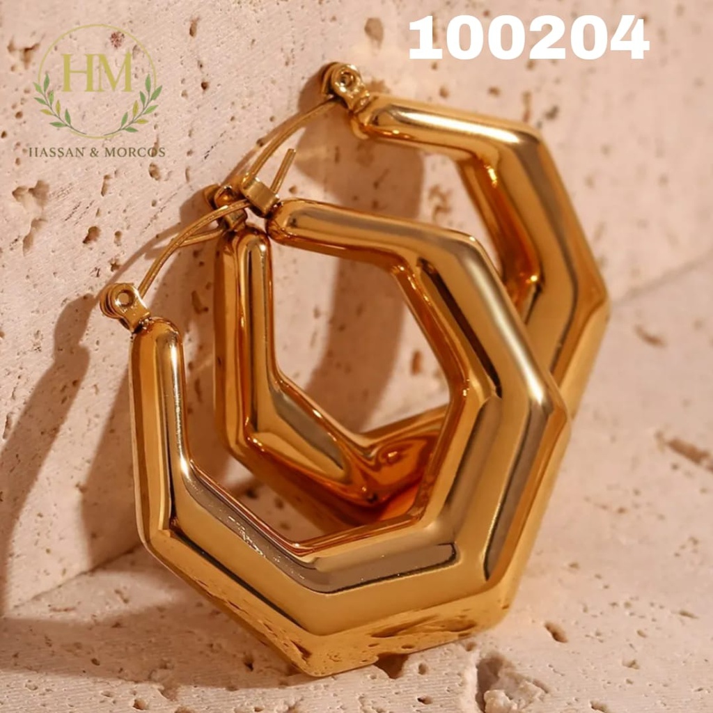 100204حلق شكل سداسي  استانلس عيار 316