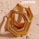 100204حلق شكل سداسي  استانلس عيار 316