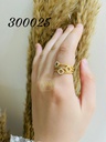 300025خاتم دواير لولي  استانلس عيار316