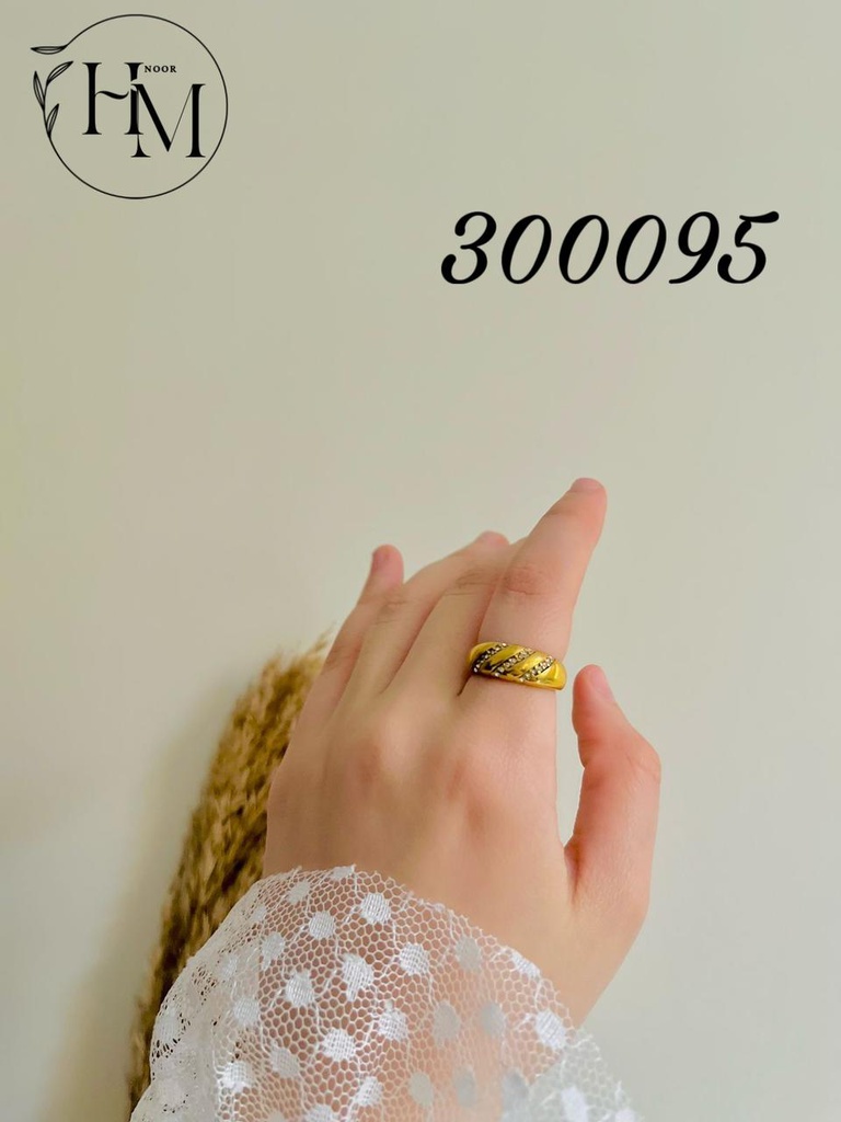 300095خاتم  فصوص استانلس عيار316