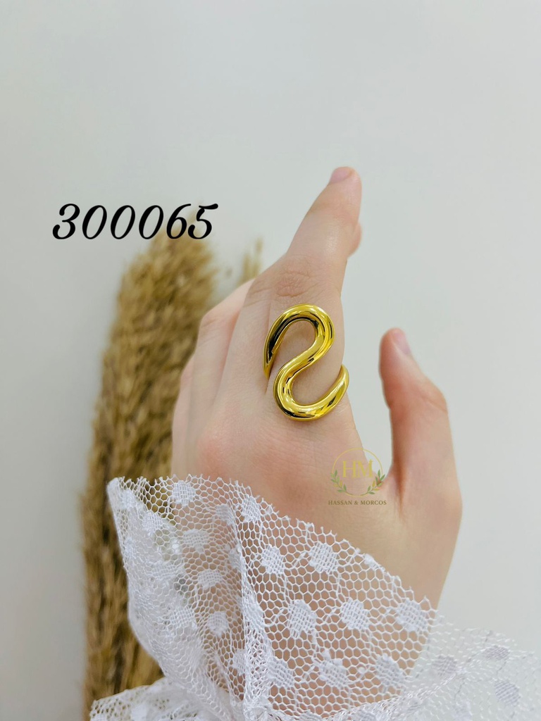 300065خاتم حرفs استانلس عيار316