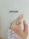 300080خاتم فص ابيض  استانلس عيار316