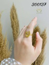 300137خاتم حرف ن استانلس عيار316