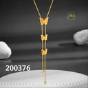 كوليه فراشات فص  عيار 316\200376