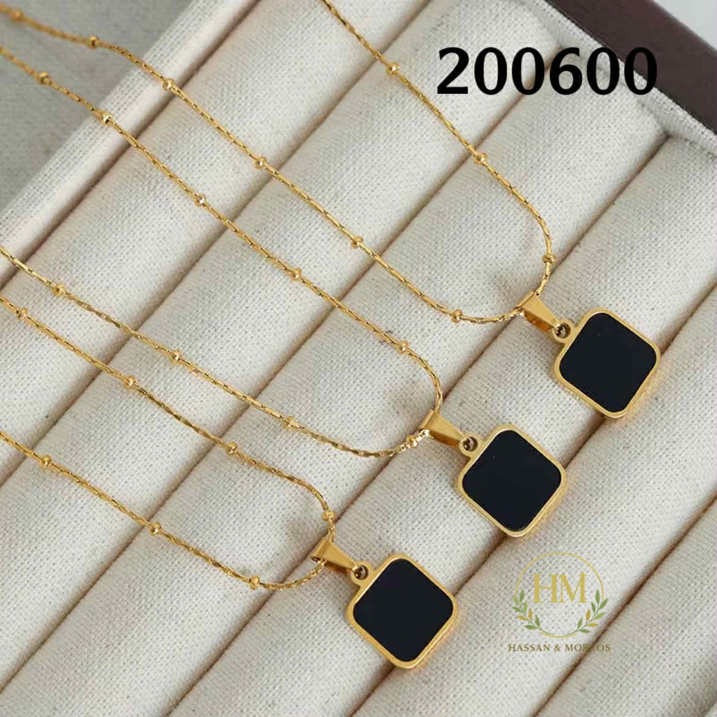 كوليه مربع اسود عيار 316\200600
