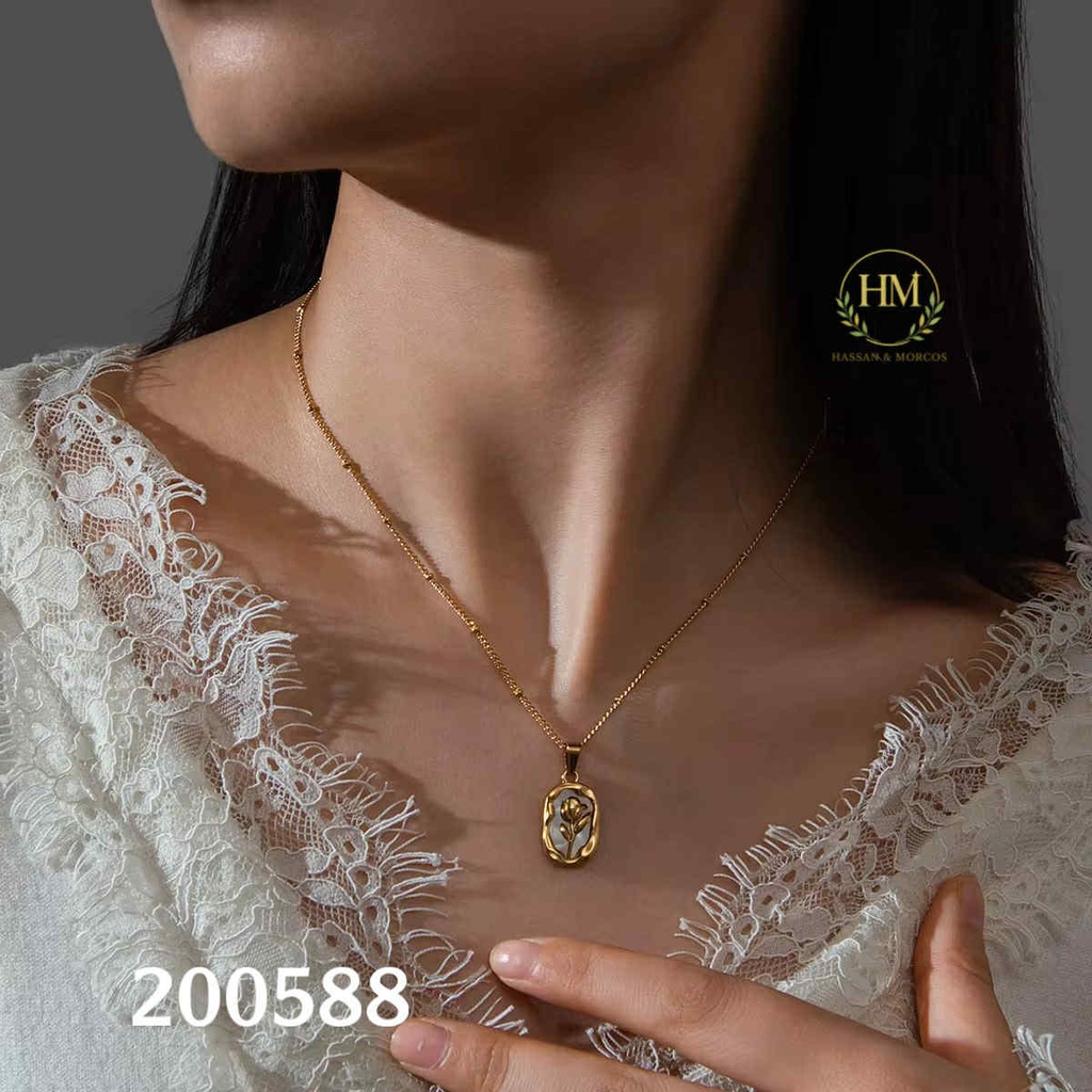 كوليه ورده صدف  عيار 316\200588