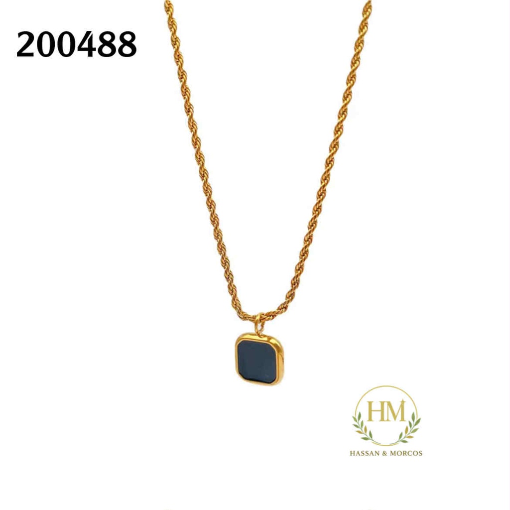 كوليه مربع اسود  عيار 316\200488