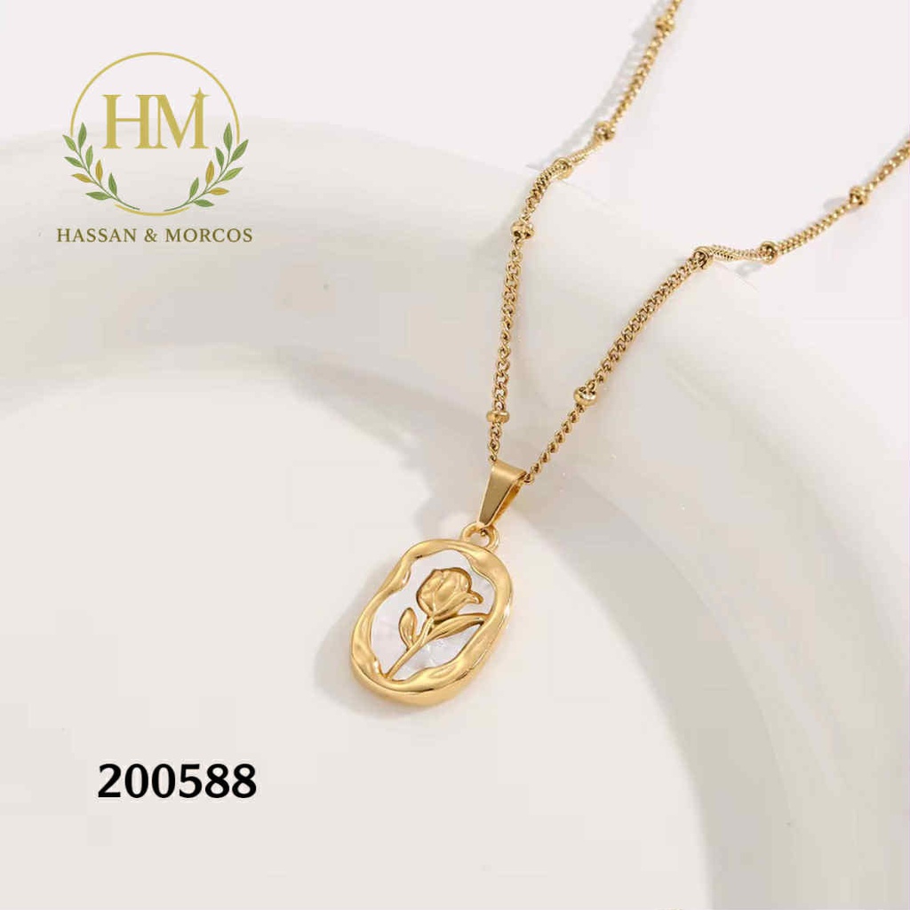 كوليه ورده صدف  عيار 316\200588