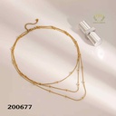 200677كوليه حمصات 3 دور جولد عيار 316 / 45 س