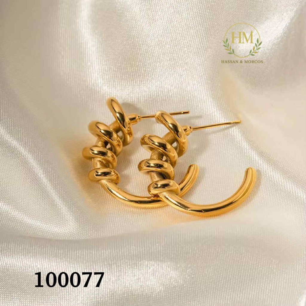 100077حلق  نصف دايره ملفوف استانلس عيار 316