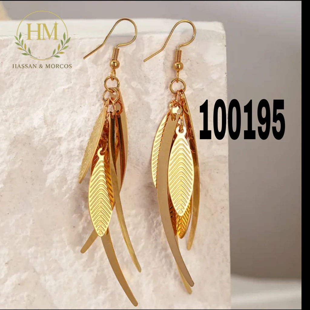 100195حلق  ورق شجر استانلس عيار 316