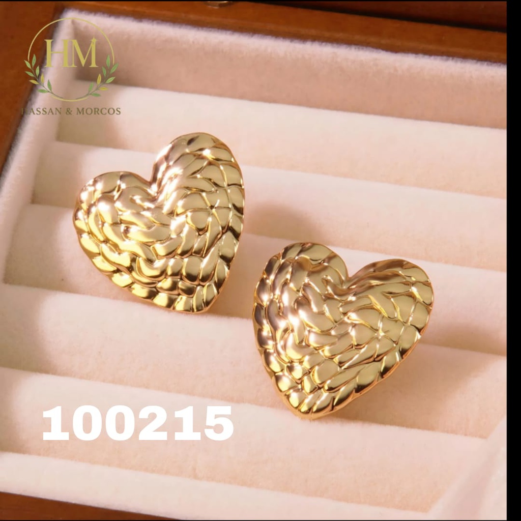 100215حلق  قلب استانلس عيار 316