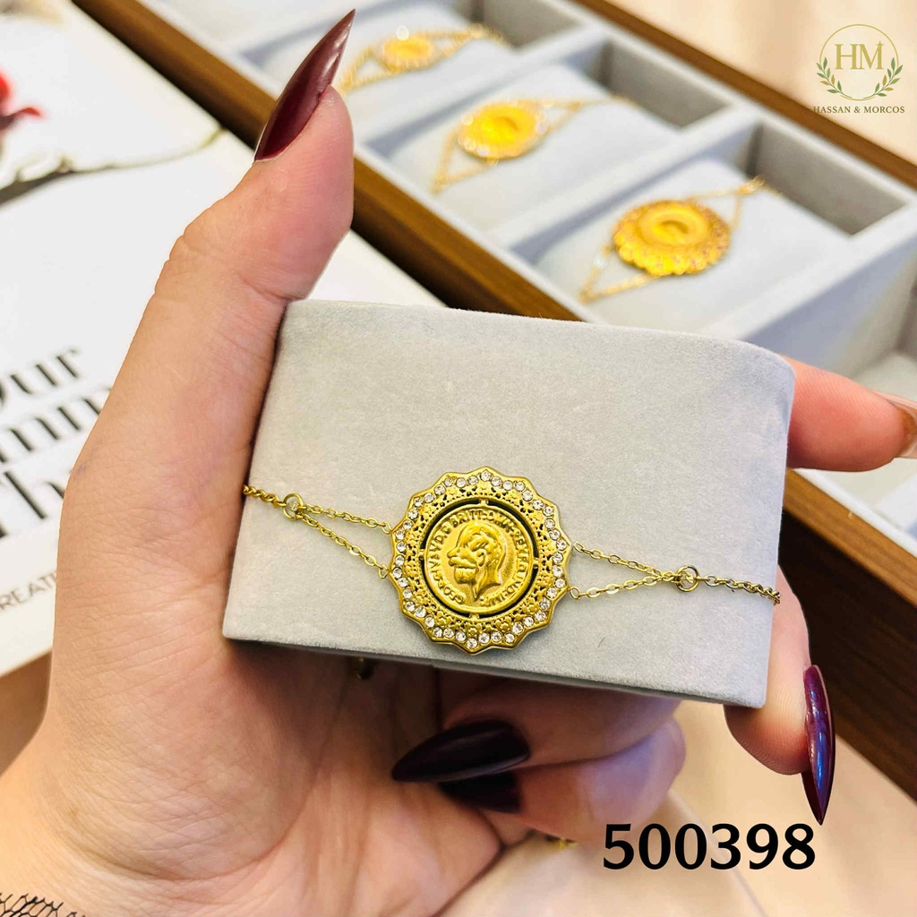 500398انسيال كوين  استانلس عيار 316  جولد 