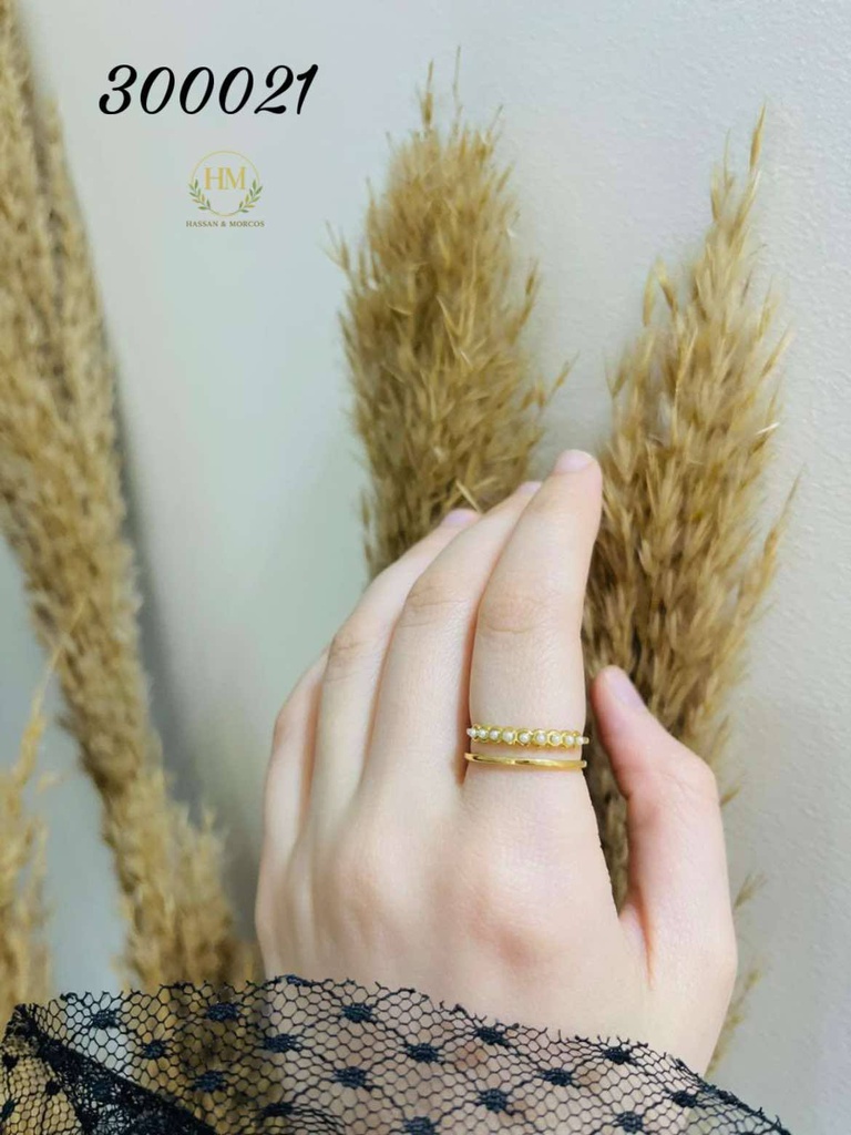 300021خاتم دورين استانلس عيار316