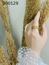 300129خاتم قلوب مفرغه  استانلس عيار316