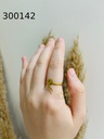 300142خاتم حرف م  استانلس عيار316