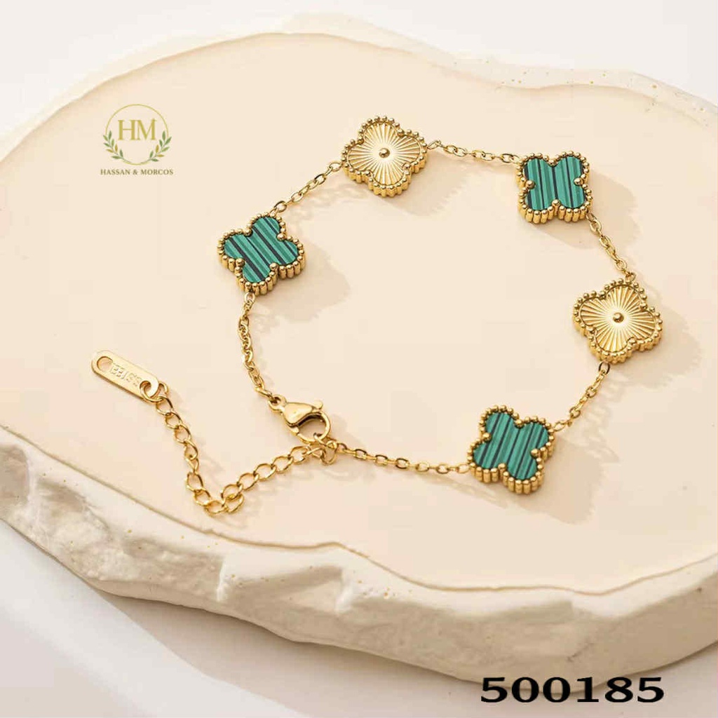 500185انسيال  اخضر في جولد استانلس عيار 316