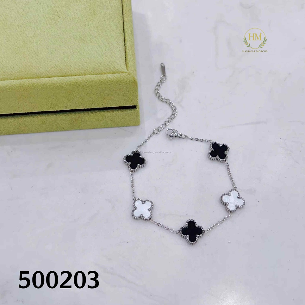 500203انسيال فان سيلفر ابيض في اسود  استانلس عيار 316 \45سم