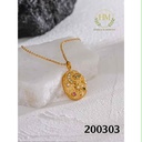 كوليه فصوص هلال ملون  عيار 316\200303