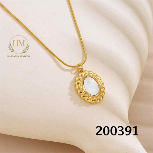 [200391] كوليه دلايه ابيض  عيار 316\200391