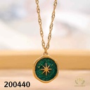 كوليه نجمه اخضر  عيار 316\200440