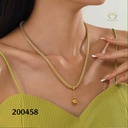 سلسله ضهر حيه جولد حمصه عيار 316 / 45 س 200458