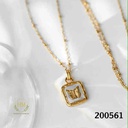 كوليه مربع صدف فراشه  عيار 316\200561