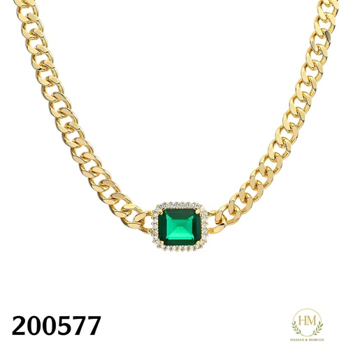 [200577] كوليه جنزير فص  عيار 316\200577