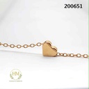 200651سلسله قلب صغير جولد عيار 316 / 45 س