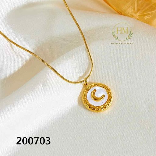 [200703] كوليه هلال صدف  عيار 316\200703
