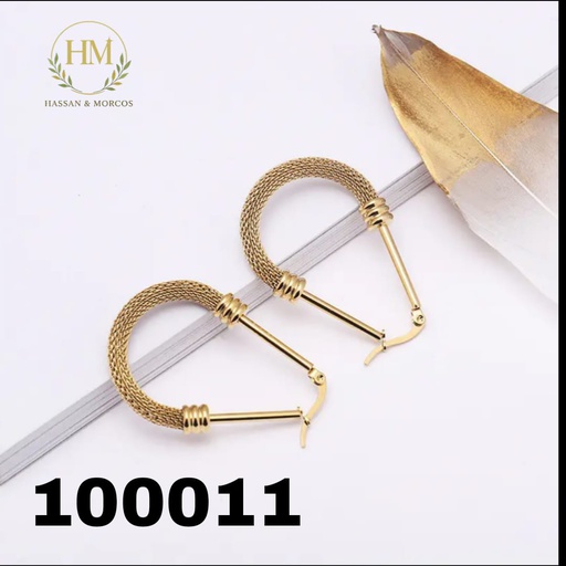 [100011] 100011حلق  نصف دايره مبروم استانلس عيار 316