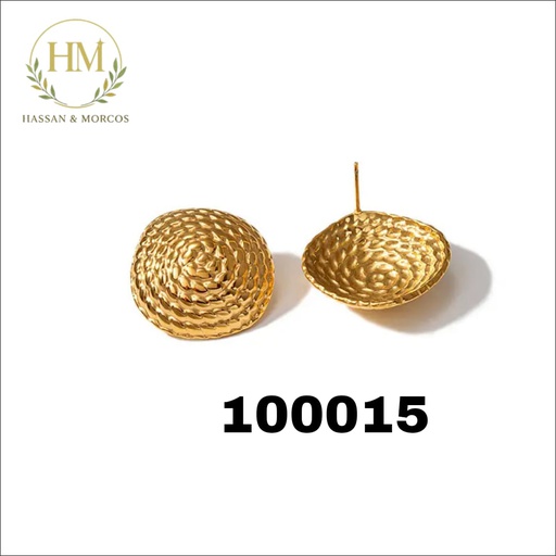 [100015] 100015حلق  نصف دايره محبب بريمه استانلس عيار 316