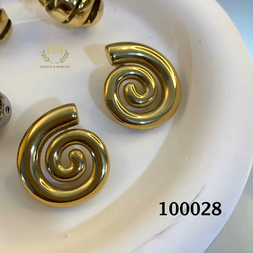 [100028] 100028حلق شكل حلزوني  استانلس عيار 316