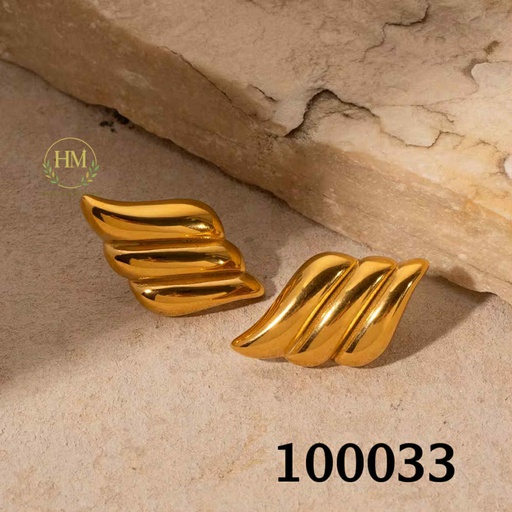 [100033] 100033حلق  امواج استانلس عيار 316