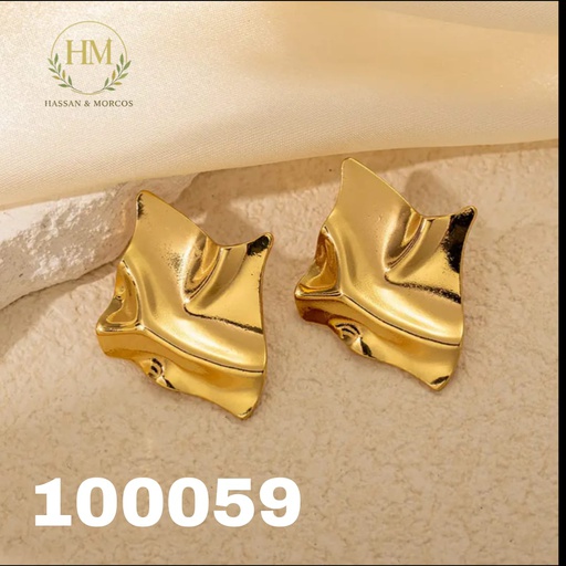 [100059] 100059حلق  معين شكل معرج استانلس عيار 316