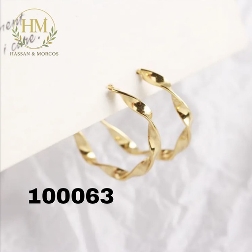 [100063] 100063حلق دايره معرجه  استانلس عيار 316