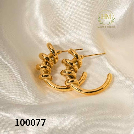 [100077] 100077حلق  نصف دايره ملفوف استانلس عيار 316