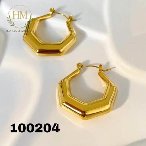 [100204] 100204حلق شكل سداسي  استانلس عيار 316 